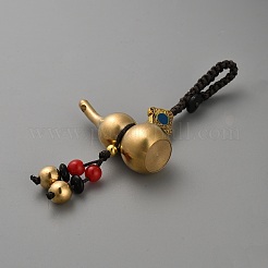 Feng-Shui-Kürbis-Anhänger aus Messing&nbsp;LS-HJEW-WH20002-01A