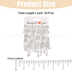Runde Kristallglas-Strass-Becherketten&nbsp;DIY-GL0005-74
