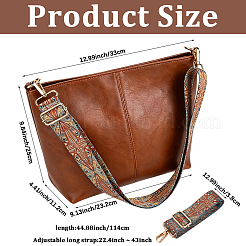Bolsos de hombro de piel sintética con correa de hombro ética.&nbsp;AJEW-WH20816-217