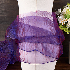 10 yard de bordure en dentelle plissée en polyester Lucency&nbsp;OCOR-GF0004-74I