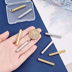 8 Stück 2 Farben Ionenbeschichtung (IP) 304 Edelstahl Charms&nbsp;STAS-UN0037-16
