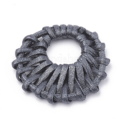 Ciondolo a mano canna dipinta / pendenti intrecciati in rattan&nbsp;WOVE-N007-03A