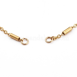 Herstellung von Kabelkettenarmbändern aus Edelstahl 304&nbsp;AJEW-JB00900-02