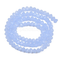Chapelets de perles en verre imitation jade&nbsp;GLAA-G125-01B-02