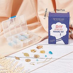 143 kit de fabrication de boucles d'oreilles sur le thème de l'arbre de vie&nbsp;DIY-SC0015-93