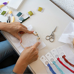 40 Stück Acryl-Stickgarn-Organizer&nbsp;DIY-CP0013-93B