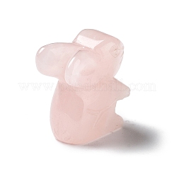 Perline semiforate in quarzo rosa naturale&nbsp;G-Z037-04