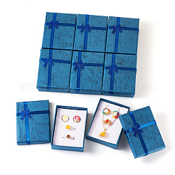 Rechteckige Geschenk-Aufbewahrungsboxen aus Papier für Schmucksets&nbsp;CBOX-TAC0005-01