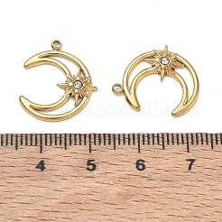 Ciondoli in strass in acciaio inossidabile 304&nbsp;SA-CBAF1D5-07G-A