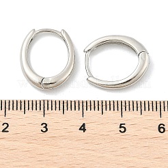 Ottone orecchini a cerchio Huggie&nbsp;EJEW-C502-11P