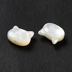 Natürlichen weißen Muschelperlen&nbsp;SHEL-G014-10B-01