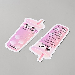 Pflegeanleitungskarte für Eisbecher aus Papier&nbsp;AJEW-WH0077-013