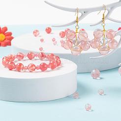 Set di perle di vetro al quarzo ciliegio 340 pz 4 dimensioni&nbsp;G-LS0001-30
