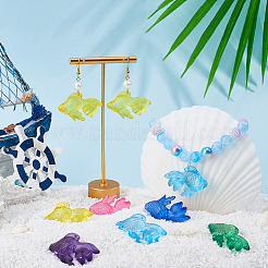 36 pz 6 colori pendenti in acrilico trasparente&nbsp;MACR-SC0001-64