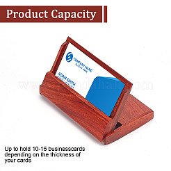 Boîte de rangement pour cartes de visite en bois&nbsp;AJEW-WH0289-74
