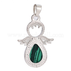 Ciondoli malachite sintetici&nbsp;G-H180-02P