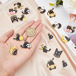 20pcs 10 colgantes de esmalte de aleación de estilo&nbsp;ENAM-DC0001-68