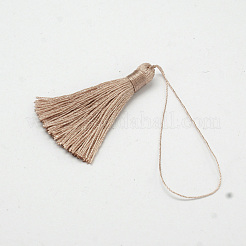 Décorations de gros pendentif avec glands de fil de nylon&nbsp;NWIR-J005-16