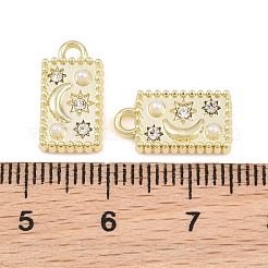 Legierung Kristall Strass Anhänger&nbsp;AL-CBA415D-24G