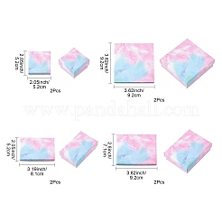 8 Stück Ringboxen aus Karton und Papier in 4 Ausführungen&nbsp;CBOX-FS0001-05