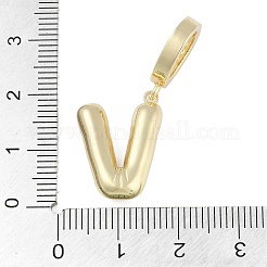 Messing micro pave klare zirkonia anhänger&nbsp;KK-M289-01V-G