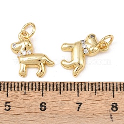 Colgante micropavé cubic zirconia de latón&nbsp;KK-G544-25G