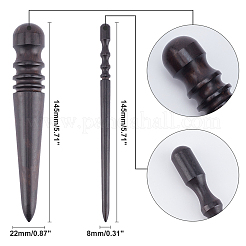 4 Stück 4 Stile Naturleder-Handwerkszupfer&nbsp;TOOL-GA0001-32