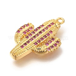 Ottone micro spianare pendenti zirconi&nbsp;KK-M295-18G-02