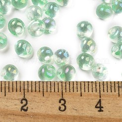 6/0 perles de rocaille en verre à franges de couleurs intérieures&nbsp;X1-SEED-A034-03A