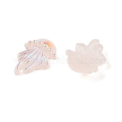 Cabochons décodés en résine lumineuse&nbsp;RESI-K039-01D