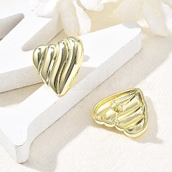 Pendientes de latón para mujer&nbsp;EJEW-U035-03G