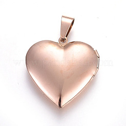 Medaillonanhänger aus Edelstahl 304&nbsp;STAS-O116-04F-RG