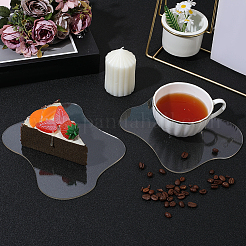 Tapis de tasse en acrylique irrégulier&nbsp;AJEW-CN0006-01B