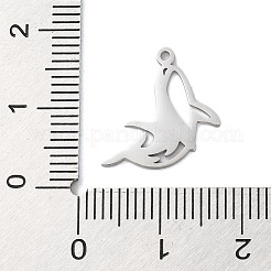 Anlaufgeschützte Anhänger aus 304 Edelstahl&nbsp;STAS-S138-01P-01