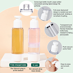 Botellas de bomba sin aire de plástico portátiles vacías&nbsp;AJEW-WH0299-91A