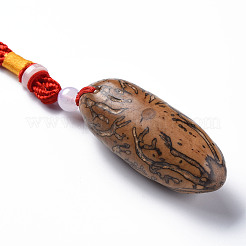 Décorations en pendentif buis&nbsp;WOOD-N010-019B