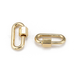 Messingschraube Karabiner Schloss Charms&nbsp;KK-T047-08G