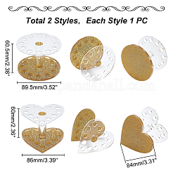 2 Stück 2 Stil Acryl Nail Art Pinsel Stifthalter Ständer&nbsp;MRMJ-PH0001-67A