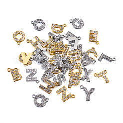 Alu Kristall Strass Anhänger & Legierung Micro Pave Zirkonia Strass Anhänger&nbsp;ALRI-TA0001-06-RS