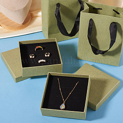 2 vitrina cuadrada de papel para joyas&nbsp;CON-TA0001-39F-01