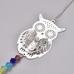 Cristal plafond ventilateur tirer chaînes chakra suspendus pendentifs prisme&nbsp;AJEW-WH0021-30B