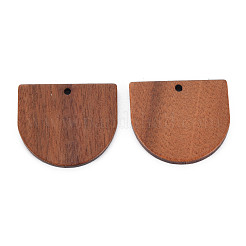 Anhänger aus natürlichem Nussbaumholz&nbsp;WOOD-N011-010