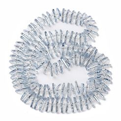 Chapelets de perles en verre électroplaqué&nbsp;GLAA-K061-04A-PL01