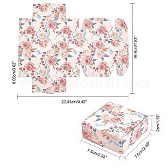 Geschenkboxen aus Blumenmusterpapier&nbsp;CON-PH0002-11