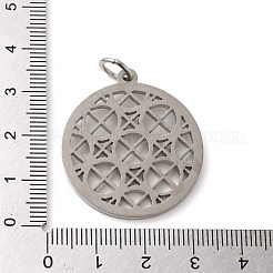 Anlaufgeschützte Anhänger aus 304er Edelstahl&nbsp;STAS-C086-05M-P