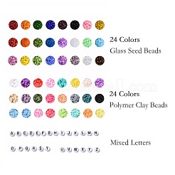 Kit di gioielli perline fai da te&nbsp;DIY-JQ0001-09-6mm