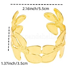 Armreifen mit Blumenmuster aus Eisen für Damen&nbsp;WG8904A-01