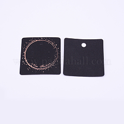 Carte di visualizzazione dell'orecchino di carta kraft&nbsp;CDIS-WH0014-01