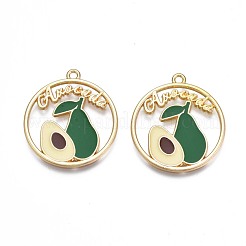 Crémaillère placage pendentifs en émail d'alliage&nbsp;ENAM-N055-080