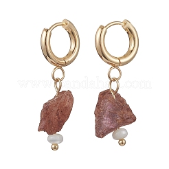 Ohrhänger aus natürlichem Peridot&nbsp;EJEW-JE07246